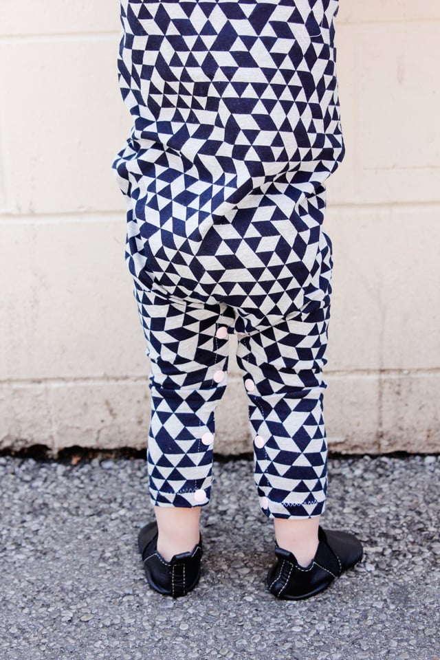 Image of the basic KNIT BABY ROMPER pattern