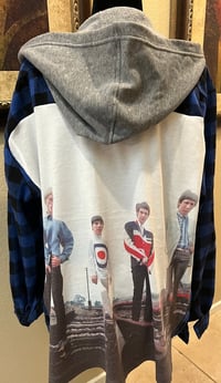 Vintage Blue/Black Hoodie Flannel Shirt The Who