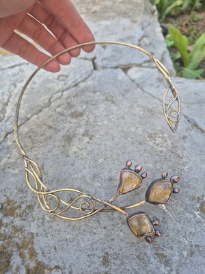 Citrine necklace 