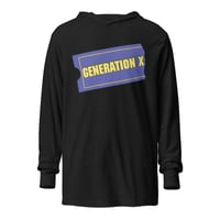 Generation X Logo Hooded long-sleeve tee