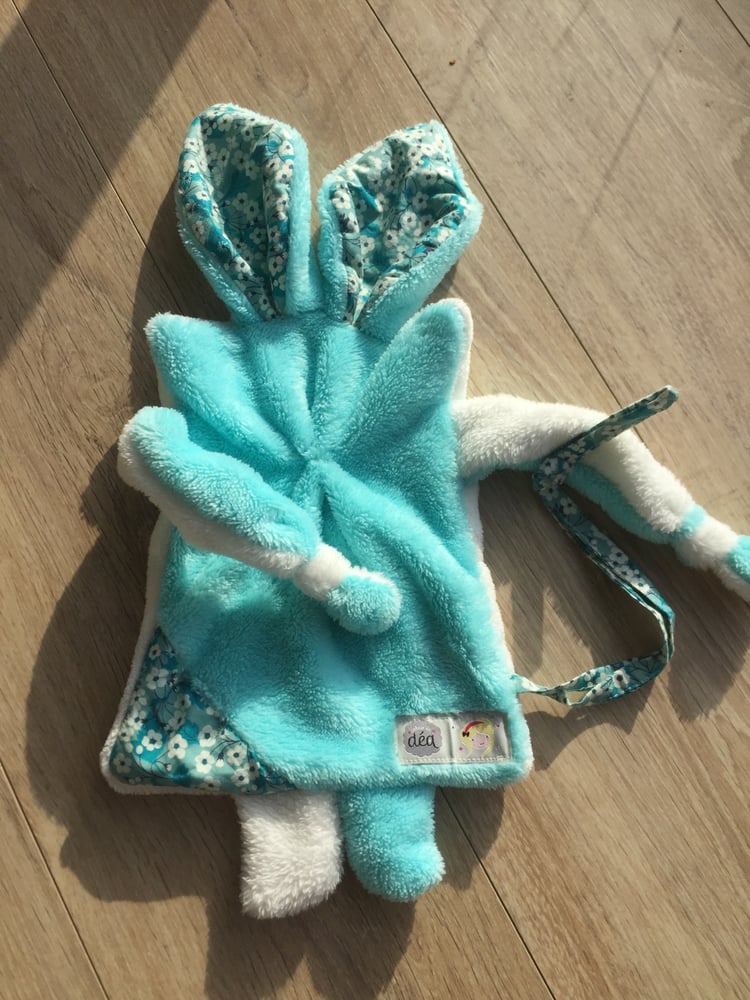 Image of Doudou plat l original turquoise