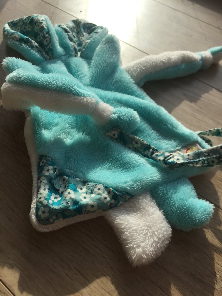 Image of Doudou plat l original turquoise