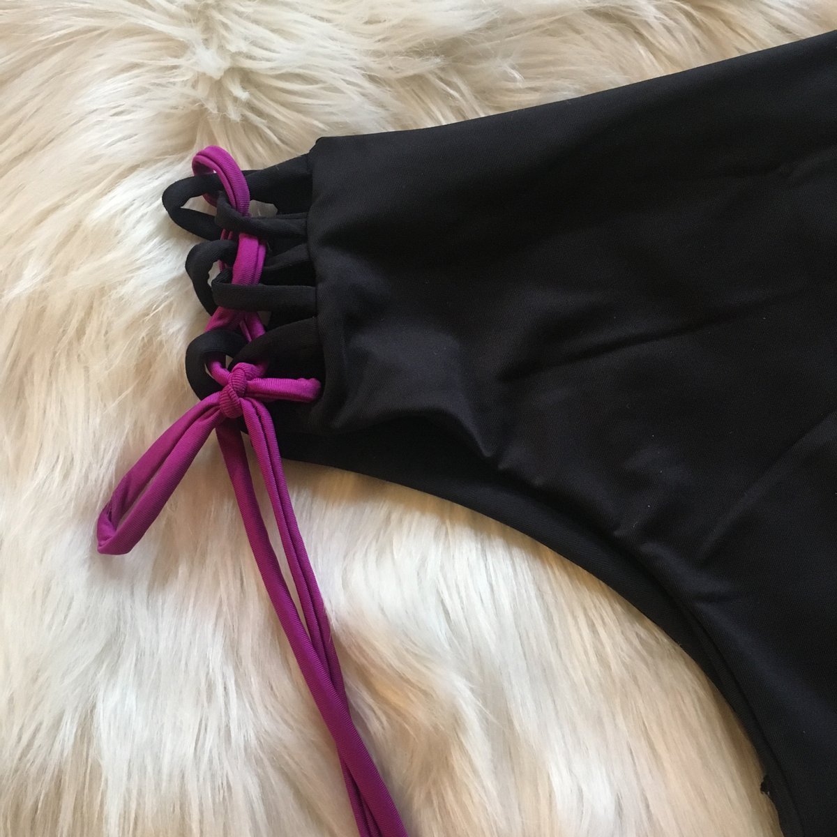 Image of SYLVI BOTTOMS : BLACK w/ TIE CHOICE