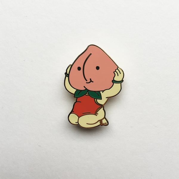 Image of Peach Baby Pin