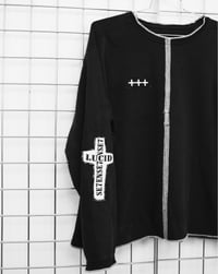 Image 2 of WESTERN SWEATER (BLACK/WHITE)