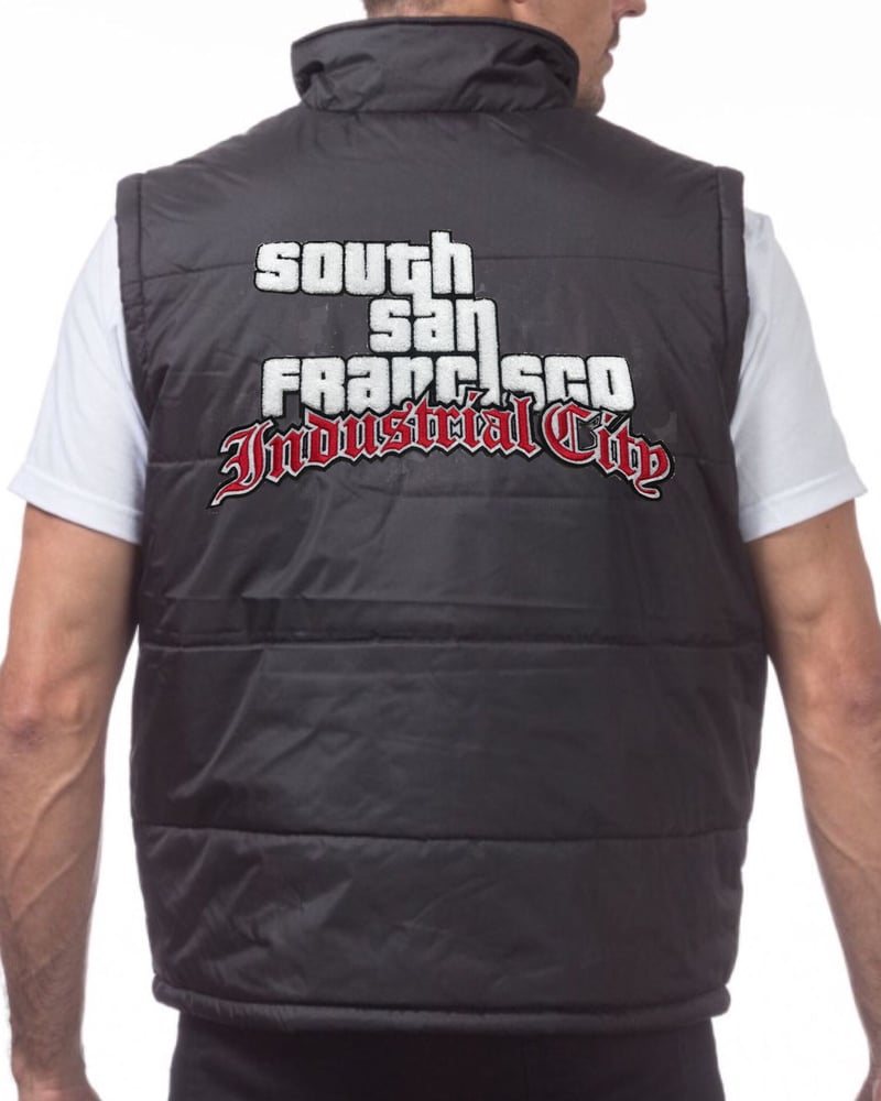 Image of Industrial City GTA Chenille Puff Vest.