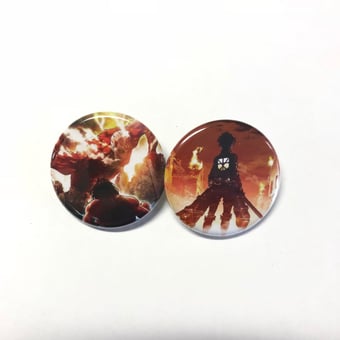 Image of Attack on Titan buttons