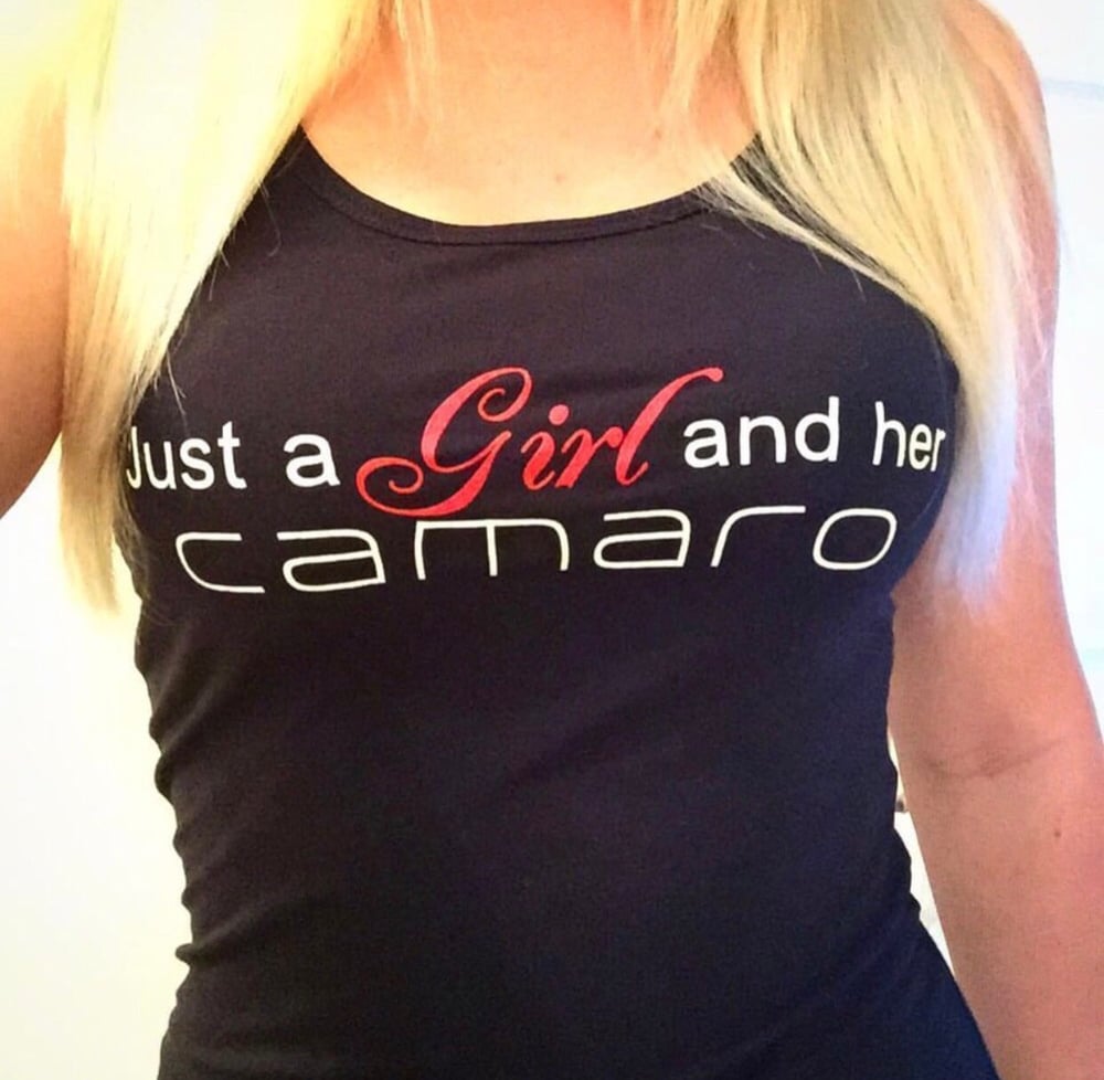 Image of Just a Girl and her Camaro tank