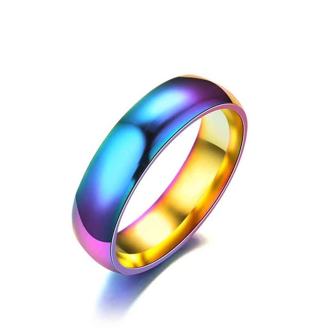 Image of 6mm rainbow ring