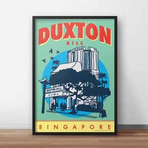 Image of Duxton Hill Poster