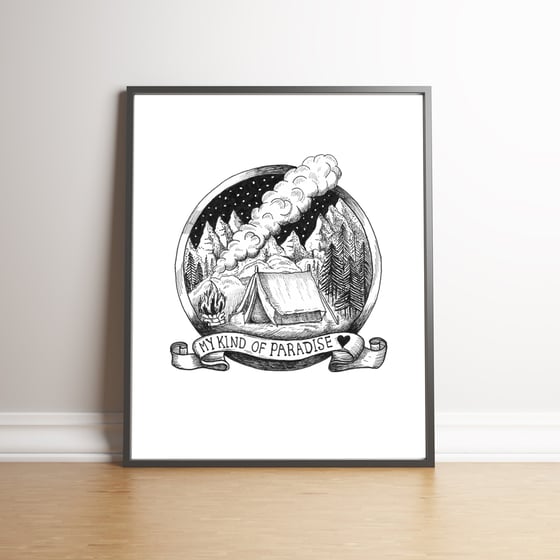 Image of My Kind of Paradise - Limited Edition handsigned print.