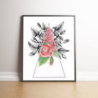 Abstract Roses - Limited Edition handsigned print