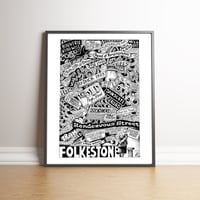 Folkestone Street Names limited edition hand signed print