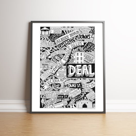 Image of Deal Street Names limited edition handsigned print