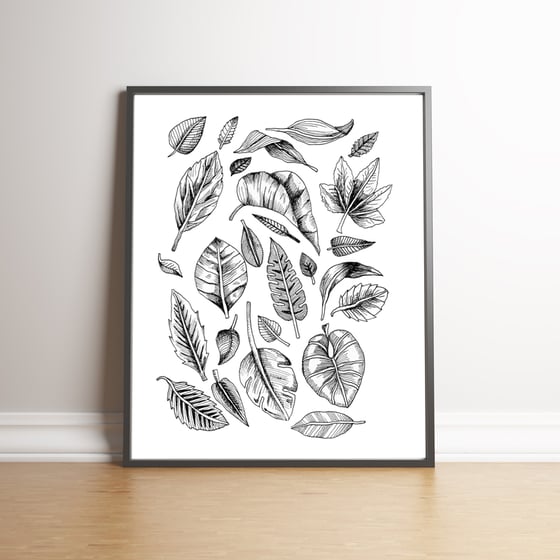Image of Leaves - limited edition hand signed print