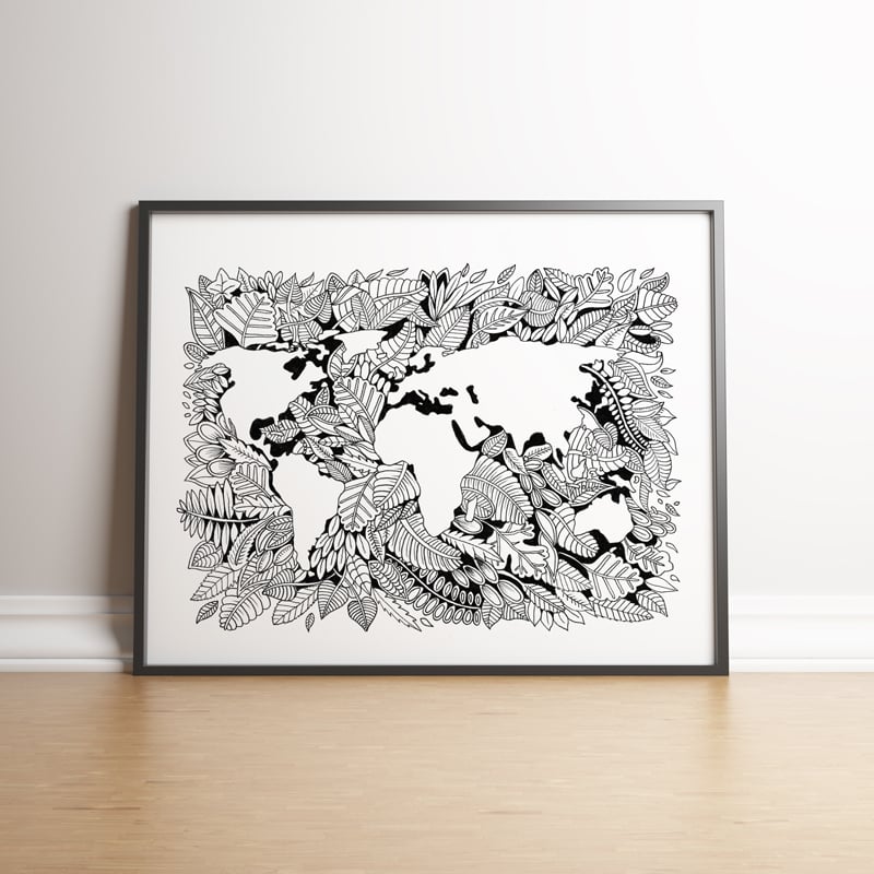 Image of Leave This World as we Find It. Limited edition hand signed print