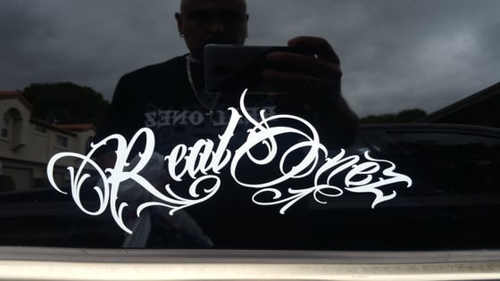 Image of real onez car decals