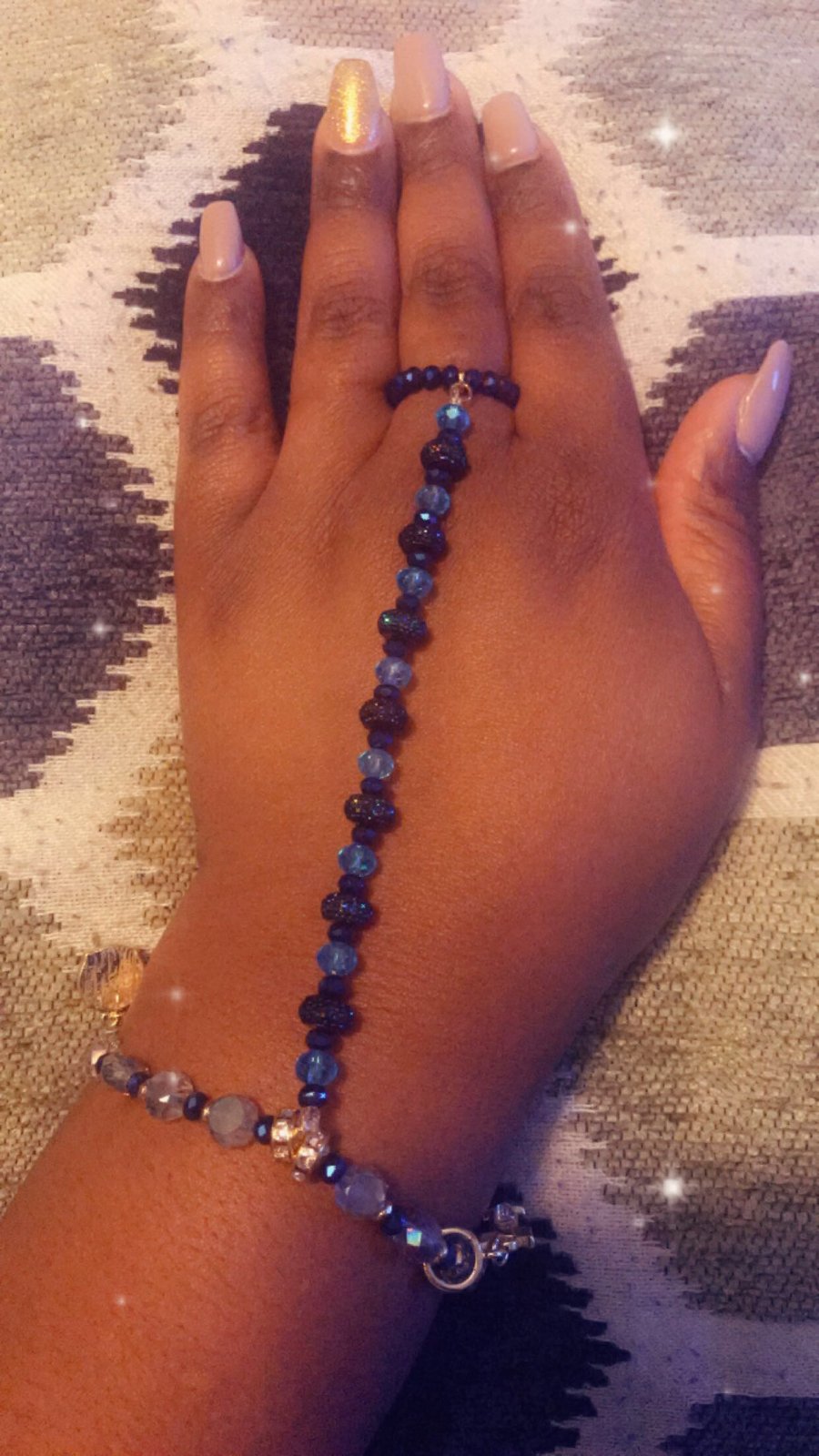 Image of Beaded Hand Chain