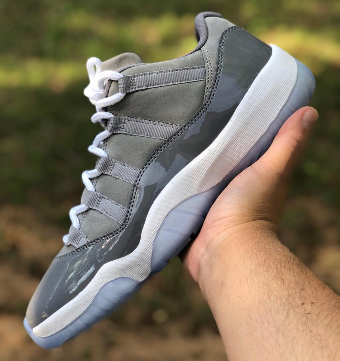 HOT Jordan 11 Grey Low Top Cool Grey” Air Jordan 11 Low KixByEx