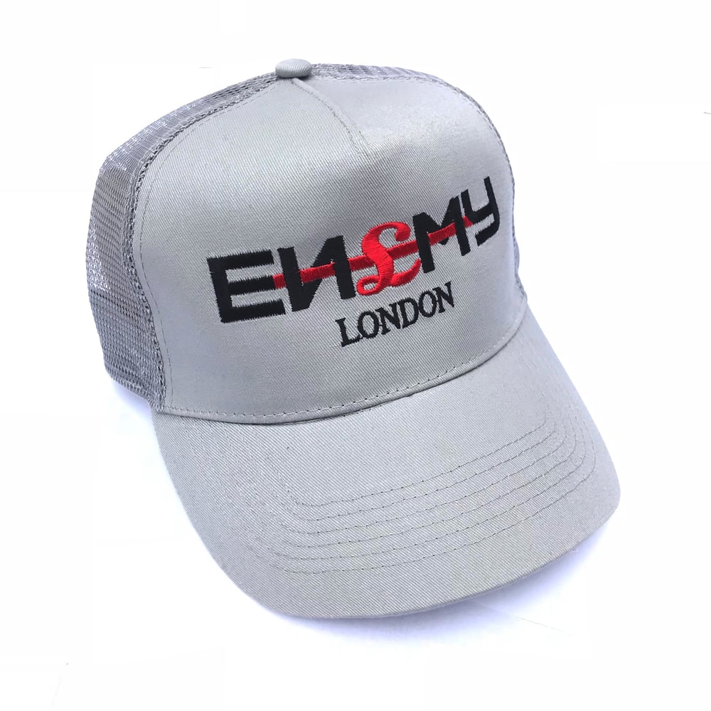 Image of ENEMY London Grey Trucker Cap