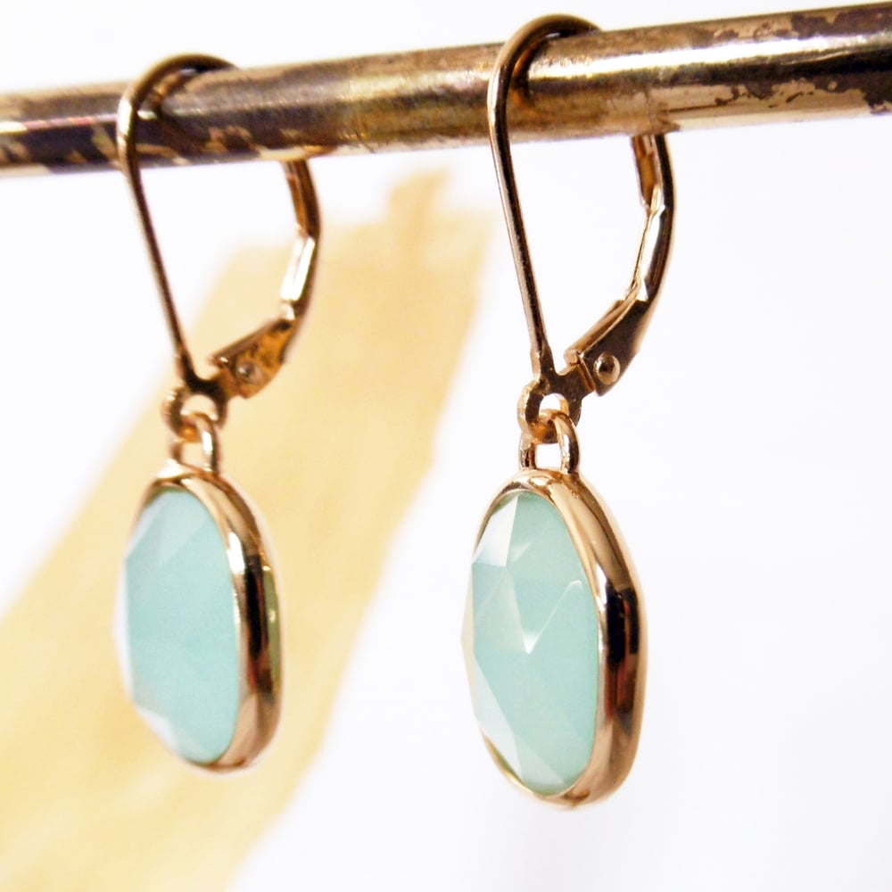 Image of PENDIENTES BLU CALCEDONIA