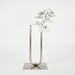 Image of Uneven U Vase - Stainless Steel, Medium Height