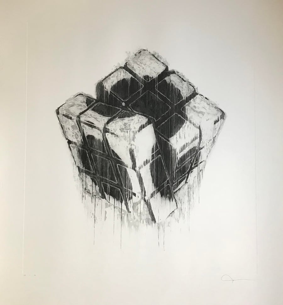 Image of DOT DOT DOT - CUBE "Limited Edition Print".