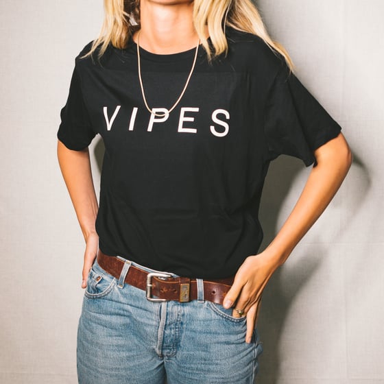 Image of Vipes Logo Tee Black