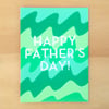 Father's Day Waves Greeting Card