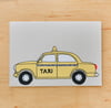 Taxi Greeting Card