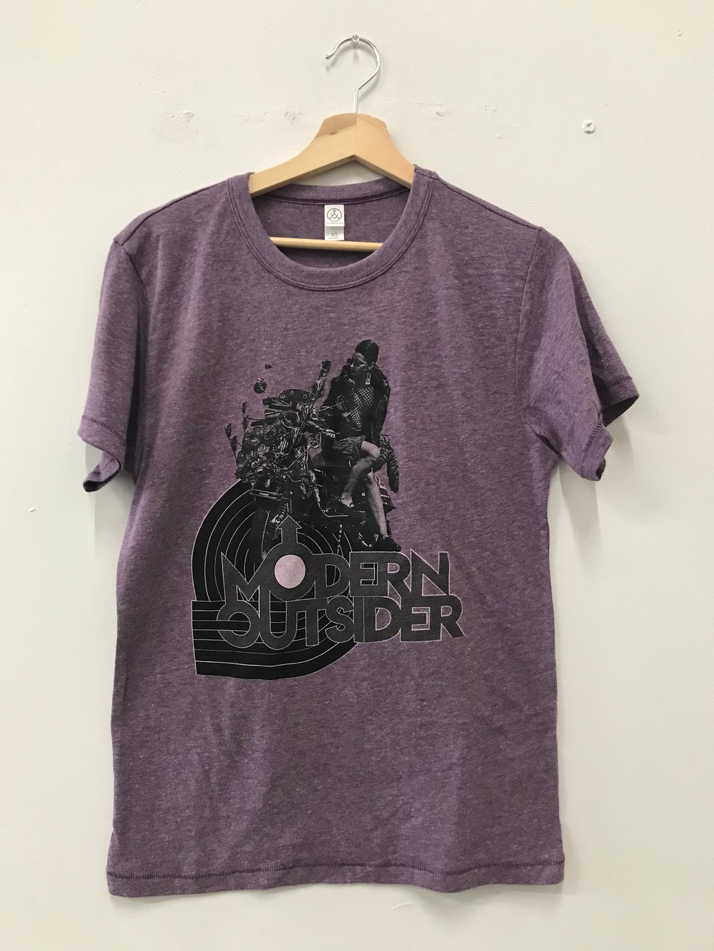 Modern Outsider Scooter T-Shirt Purple