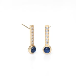 Image of Sapphire Hayworth Earrings