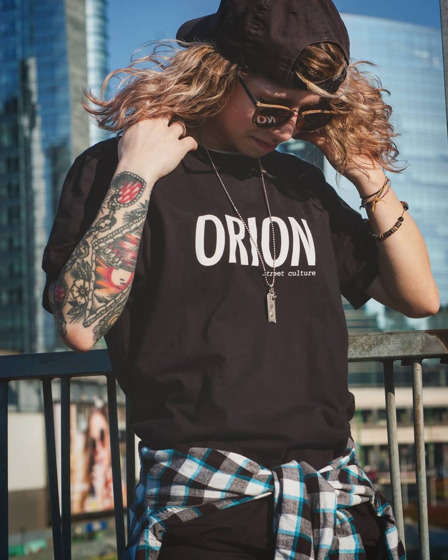 Image of ORION Iconic Culture Logo T-Shirt Black