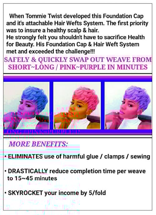 Image of RADIANCE IN A BOX / ATTACHABLE HAIR ROLLS & FOUNDATION CAP / FREE PART-CLOSURE