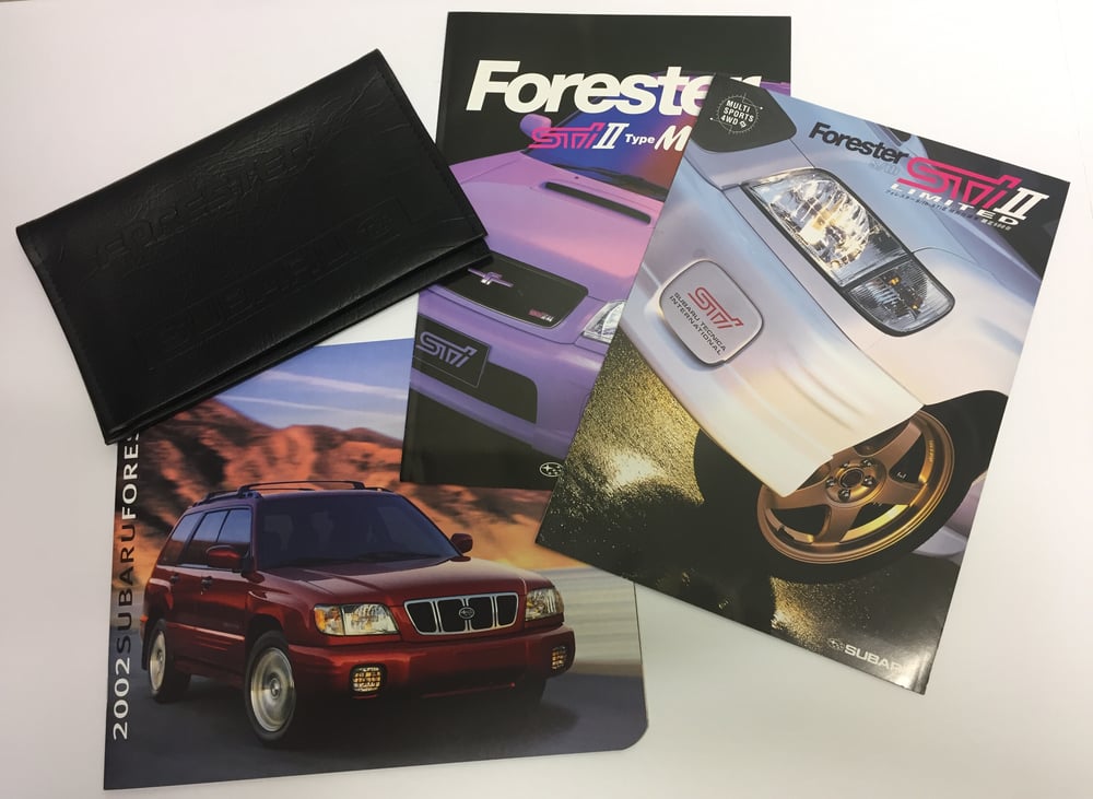 Image of JDM & USDM SUBARU FORESTER SF5 BROCHURES