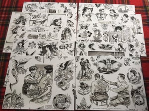 Image of Tattoo Artists Past art print set