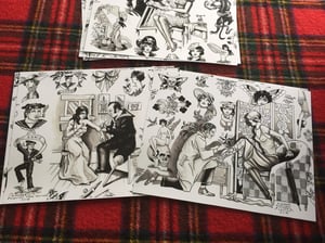 Image of Tattoo Artists Past art print set