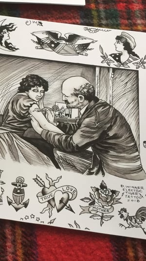 Image of Tattoo Artists Past art print set
