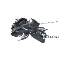 Image 3 of Cattleya pendant in sterling silver