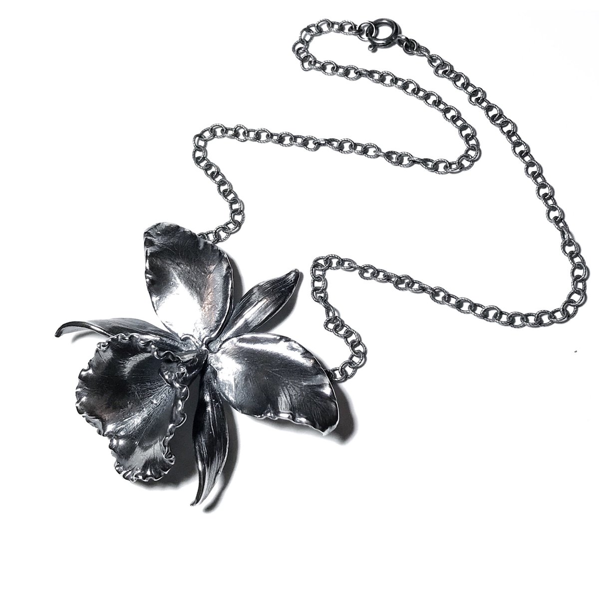 Cattleya orchid necklace colombiana clearance
