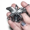 Cattleya pendant in sterling silver