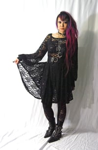 Image 3 of Lace Bishop Sleeves Dress