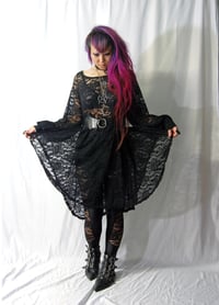 Image 2 of Lace Bishop Sleeves Dress