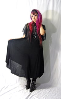 Image 2 of Summer Goth Maxi Dress