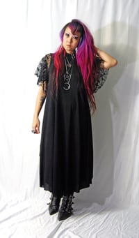 Image 3 of Summer Goth Maxi Dress