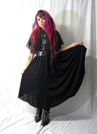 Image 1 of Summer Goth Maxi Dress