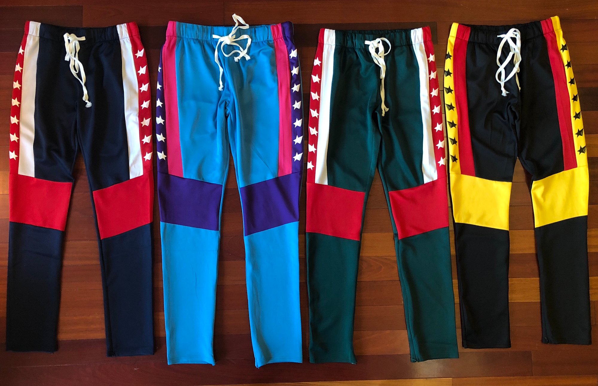 2 tone track pants