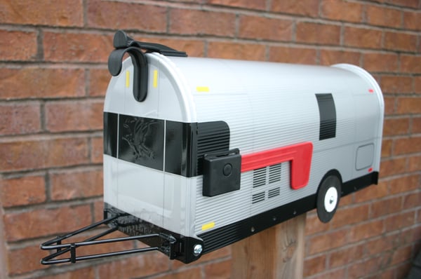 Image of Airstream Mailbox, Camp Trailer, Camper, Bambi, Overlander, Rv by TheBusBox