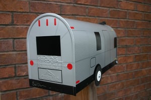 Image of Airstream Mailbox, Camp Trailer, Camper, Bambi, Overlander, Rv by TheBusBox