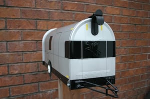 Image of Airstream Mailbox, Camp Trailer, Camper, Bambi, Overlander, Rv by TheBusBox